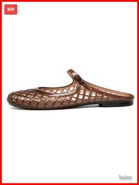Clear Jelly Slide Sandals for Women Closed Toe Mary Jane Mules Breathable Mesh
